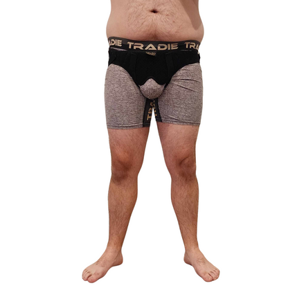 Black Inguinal hernia belt with pads