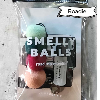 We've got Smelly Balls! The latest thing in reusable air fresheners.